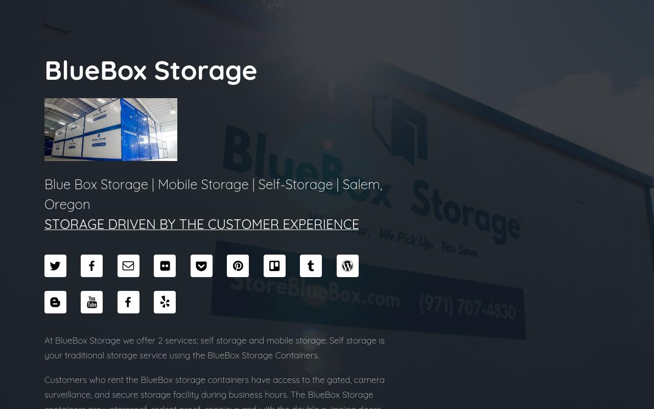 BlueBox - Portable Storage Rental